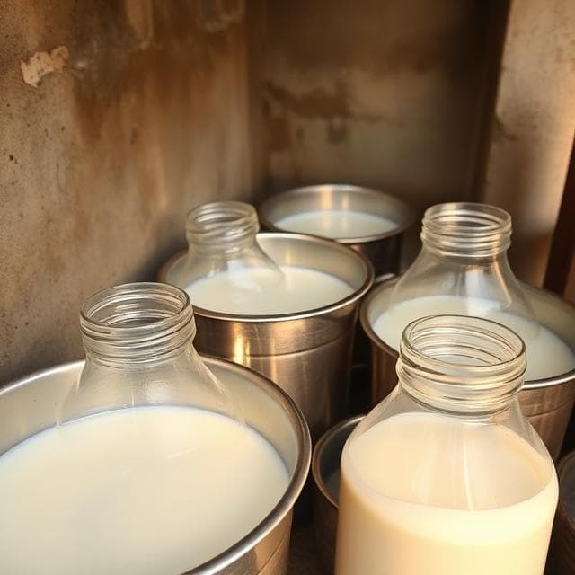 Fresh milk collection process